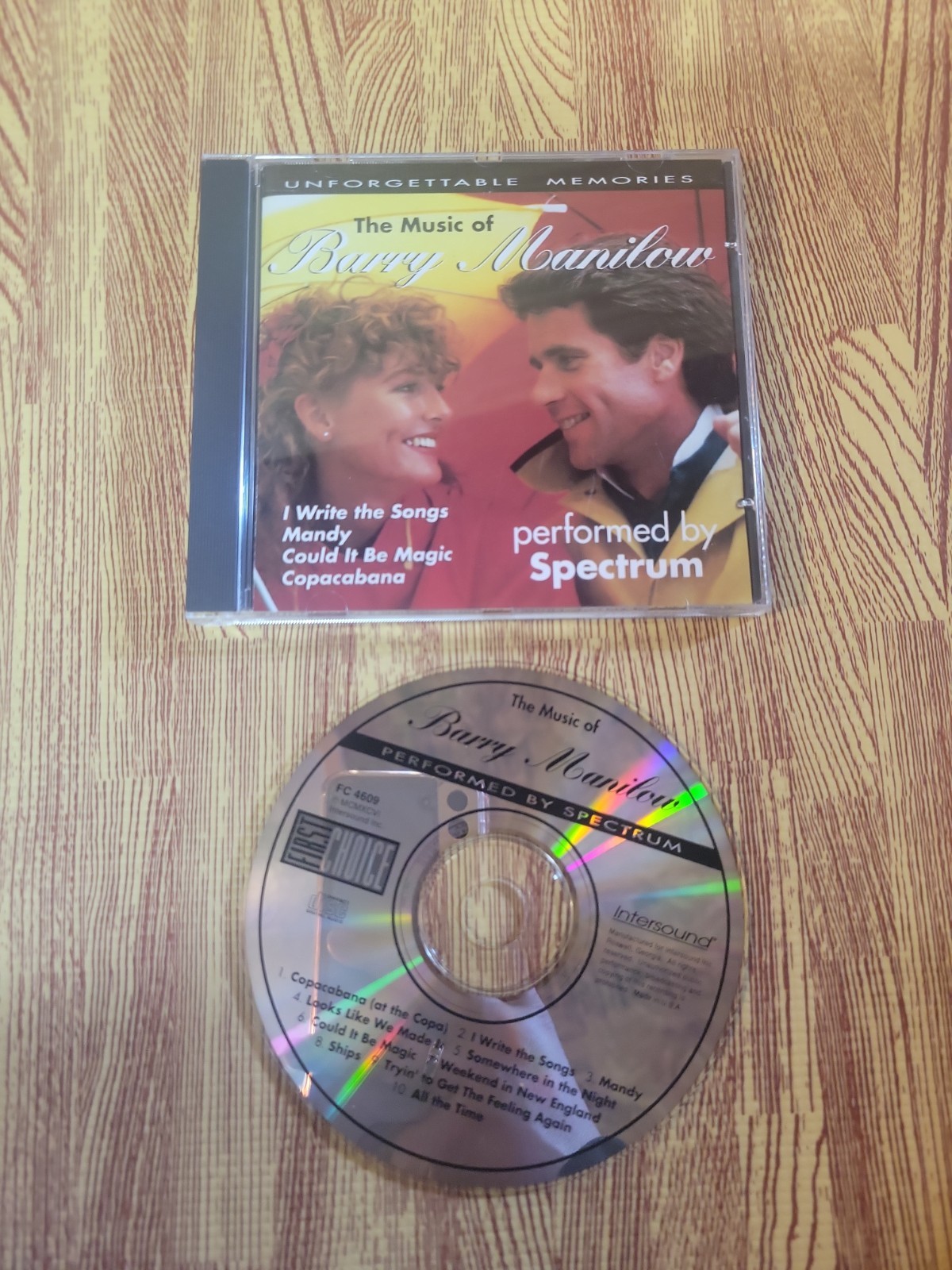 Barry Manilow Tribute CD - The Music of Barry Manilow by Spectrum