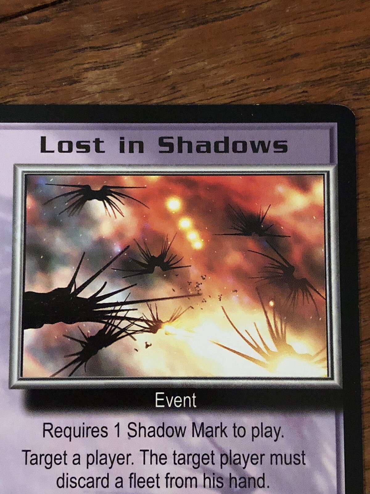 LOST IN SHADOWS 1998 THE SHADOWS BABYLON 5 CCG RARE CARD NEAR MINT UNPLAYED