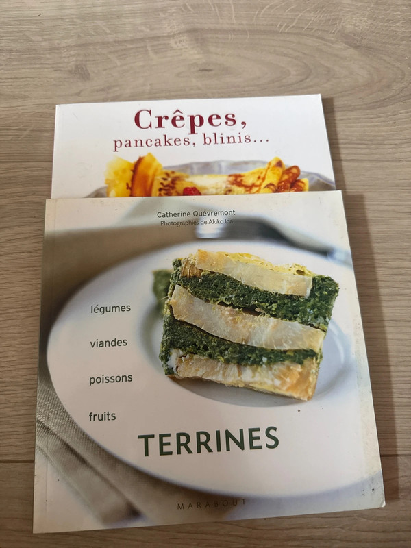Lot de 2 livres de cuisines