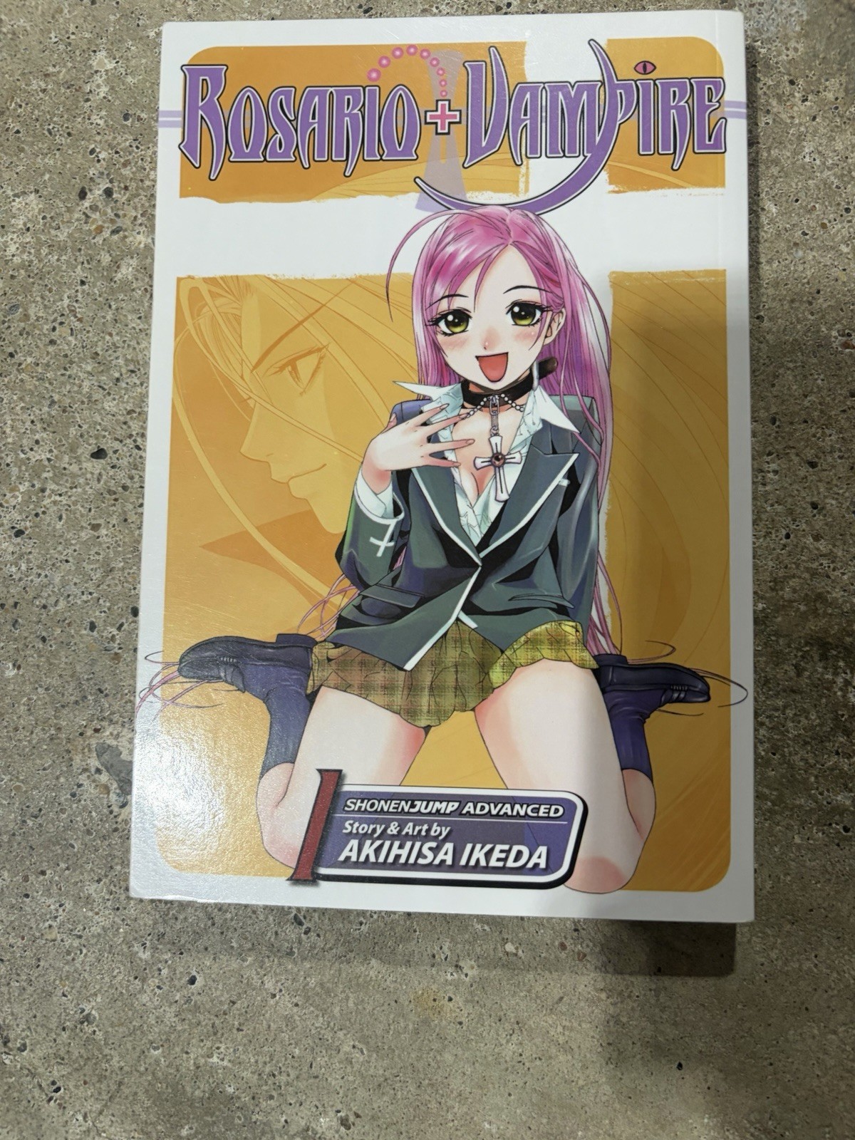 Rosario + Vampire Vol 1 Manga Trade Paperback Shonen Jump Advanced Akihisa Ikeda