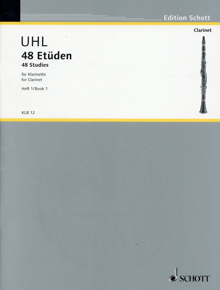 Wool: 48 Etudes for Clarinet, Volume 1/Schott