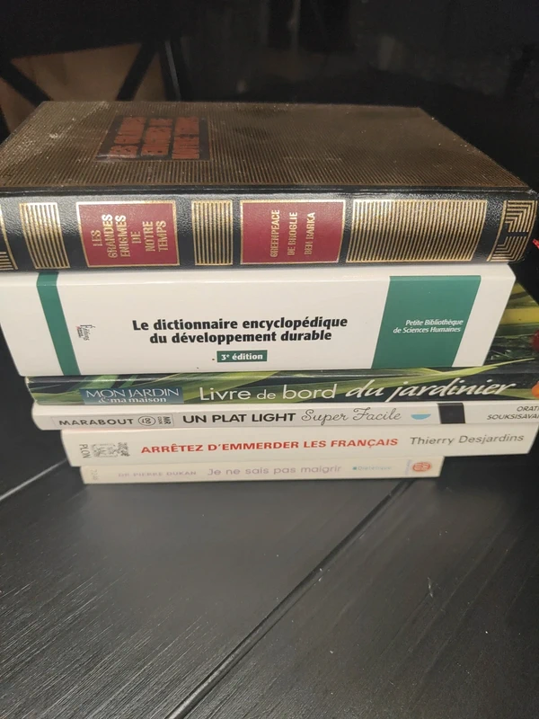 Lot de livres francais