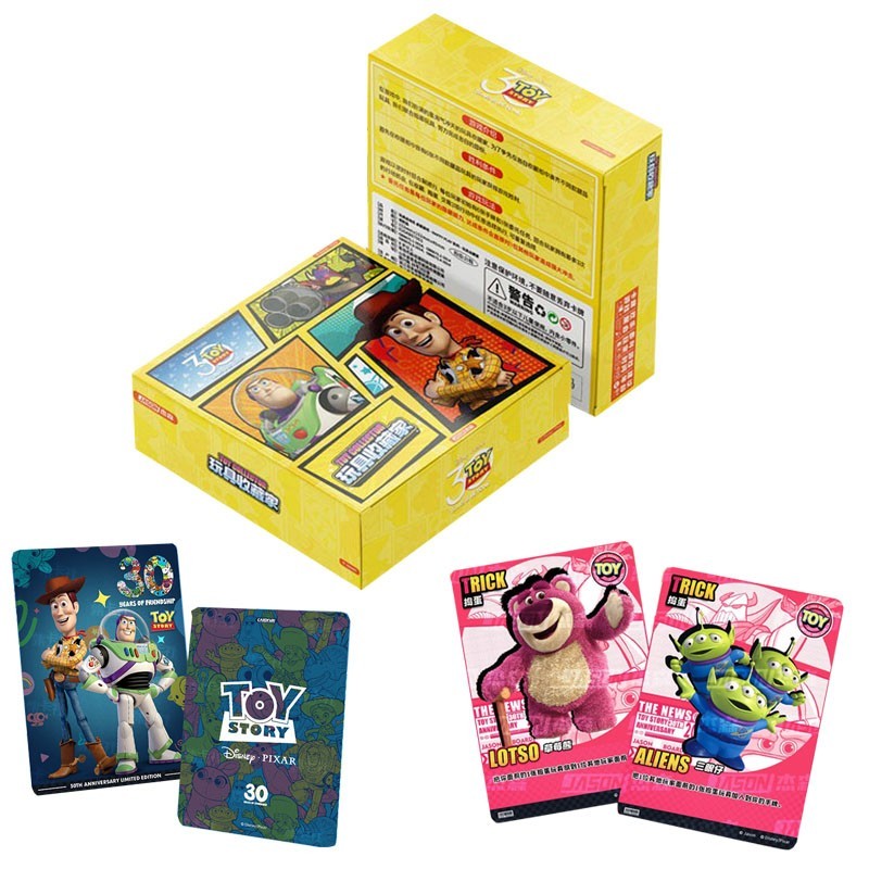 Card Fun Toy Story Happiy Play Series Collezione Anime Game Card Disney Box