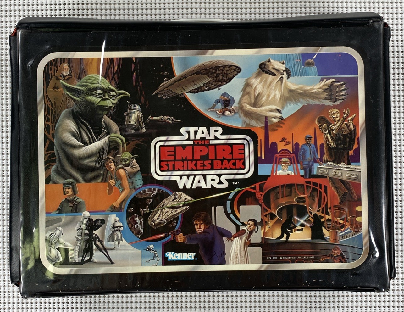 Astuccio action figure Star Wars vintage con vassoi