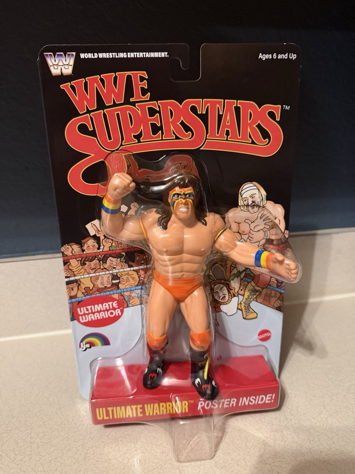 WWE Ultimate Warrior LJN Mattel Wrestling Figure ~ 2026 BLACK CARD CHASE WWF