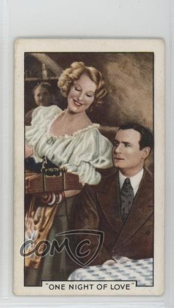 1935 Gallaher Shots from Famous Films Tobacco One Night Of Love #6 1cz3