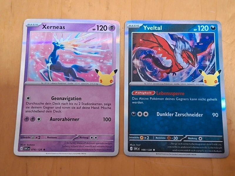 Pokemon karten xerneas und Yveltal