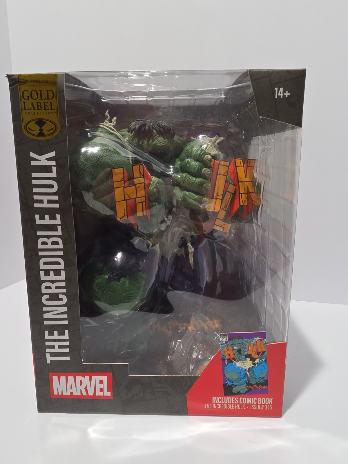 Statua McFarlane Marvel Gold Label L'incredibile Hulk 1:6 #345 NUOVA