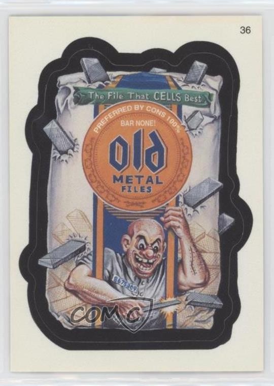 Pacchetti Topps Wacky 2005 tutti nuovi serie 2 vecchi file metallici #36 0b7o