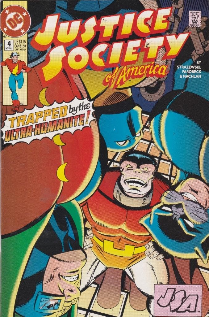 Justice Society of America #4.  DC Comics 1992 ottime condizioni (9.0)