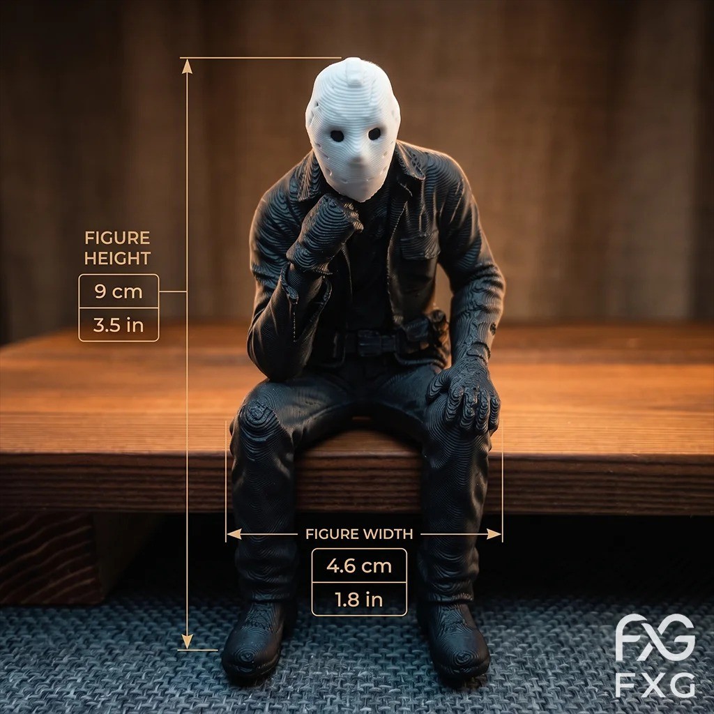 Modellino giocattolo Jason Friday The 13th Horror Halloween action figure 9 cm