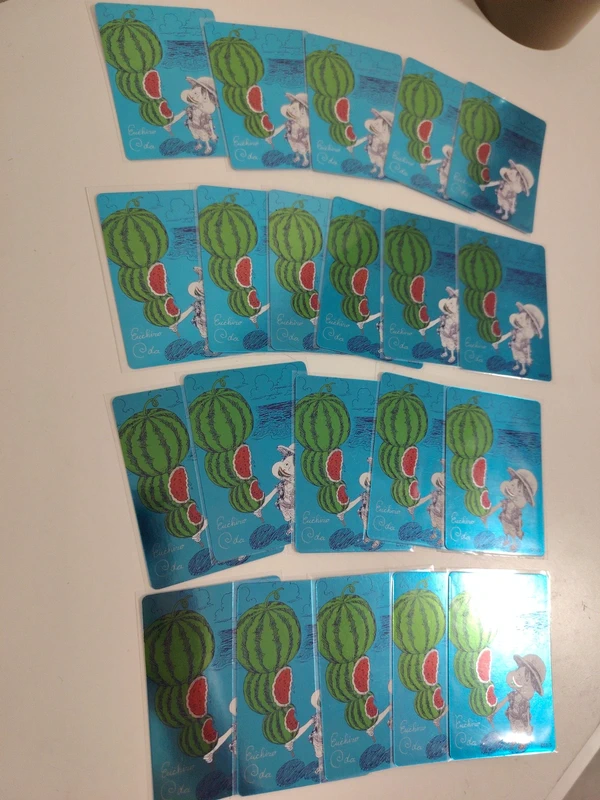 Lot 20 luffy natsucomi pastèque One Piece état excellent