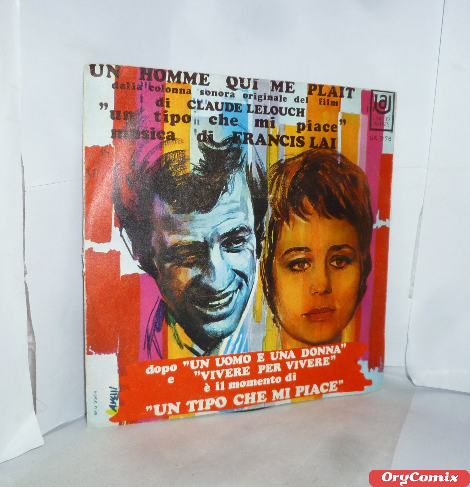 FRANCIS LAI - UN TIPO CHE MI PIACE / UN HOMME QUI ME PLAIT - VINILE 7" POLLICI