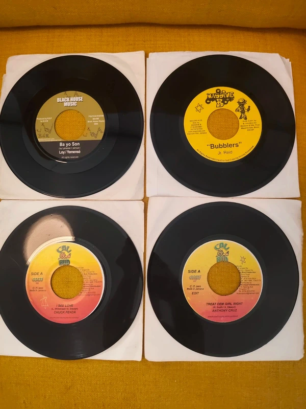 4 x reggae singels 7 "
