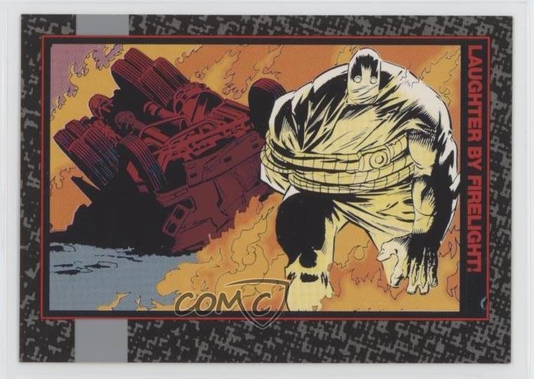 SkyBox Doomsday 1992: La morte di Superman La risata alla luce del fuoco! #9 0u7