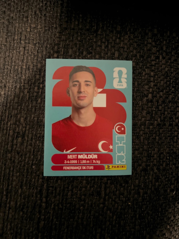Mert Müldür Panini WM 2026 Sticker TUR 3 – Fußball Sammelbild