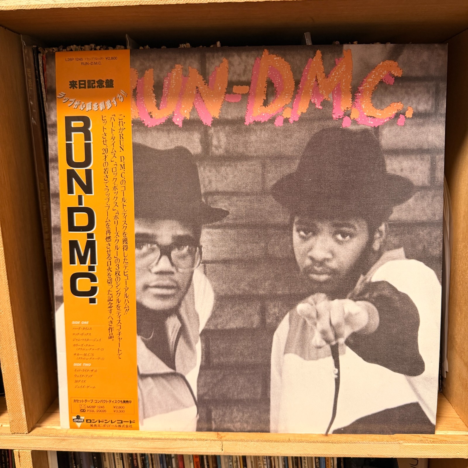 Run-DMC – Run-DMC	L28P 1245	Japan			LP	OBI Vinyl