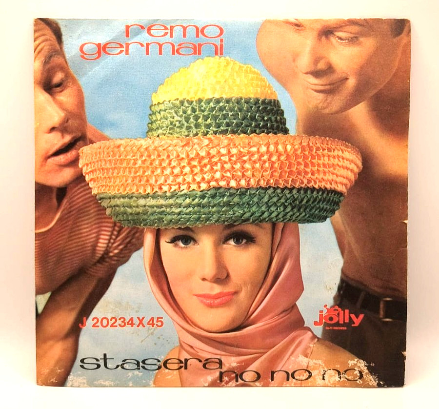 REMO GERMANI - STASERA NO NO NO - VATTENE - VINYL VG+/VG EP 7"