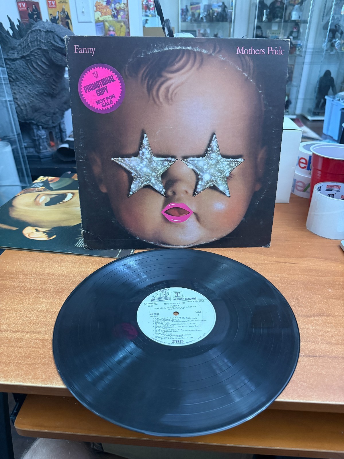 Vintage 1973 Fanny – Mothers Pride vinyl LP on Reprise Records Promo