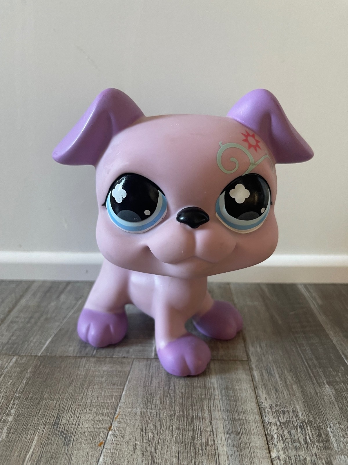 vintage Hasbro Littlest Pet Shop (LPS) Jumbo Deco Pets Boxer Dog released 2008
