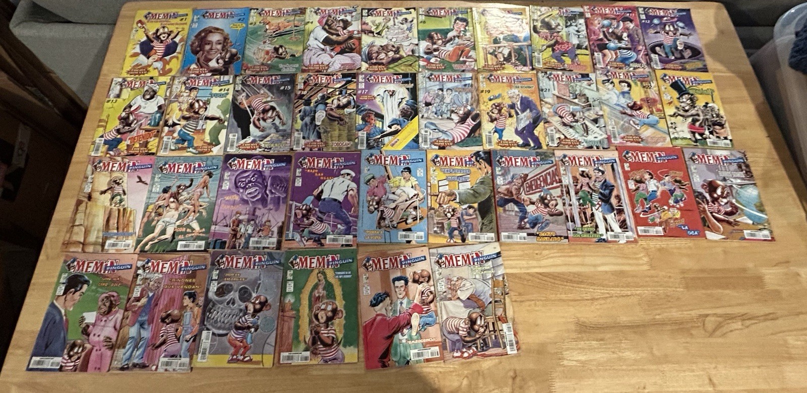 Memin Pinguino fumetto messicano anni 2000 spagnolo a colori lotto di 36