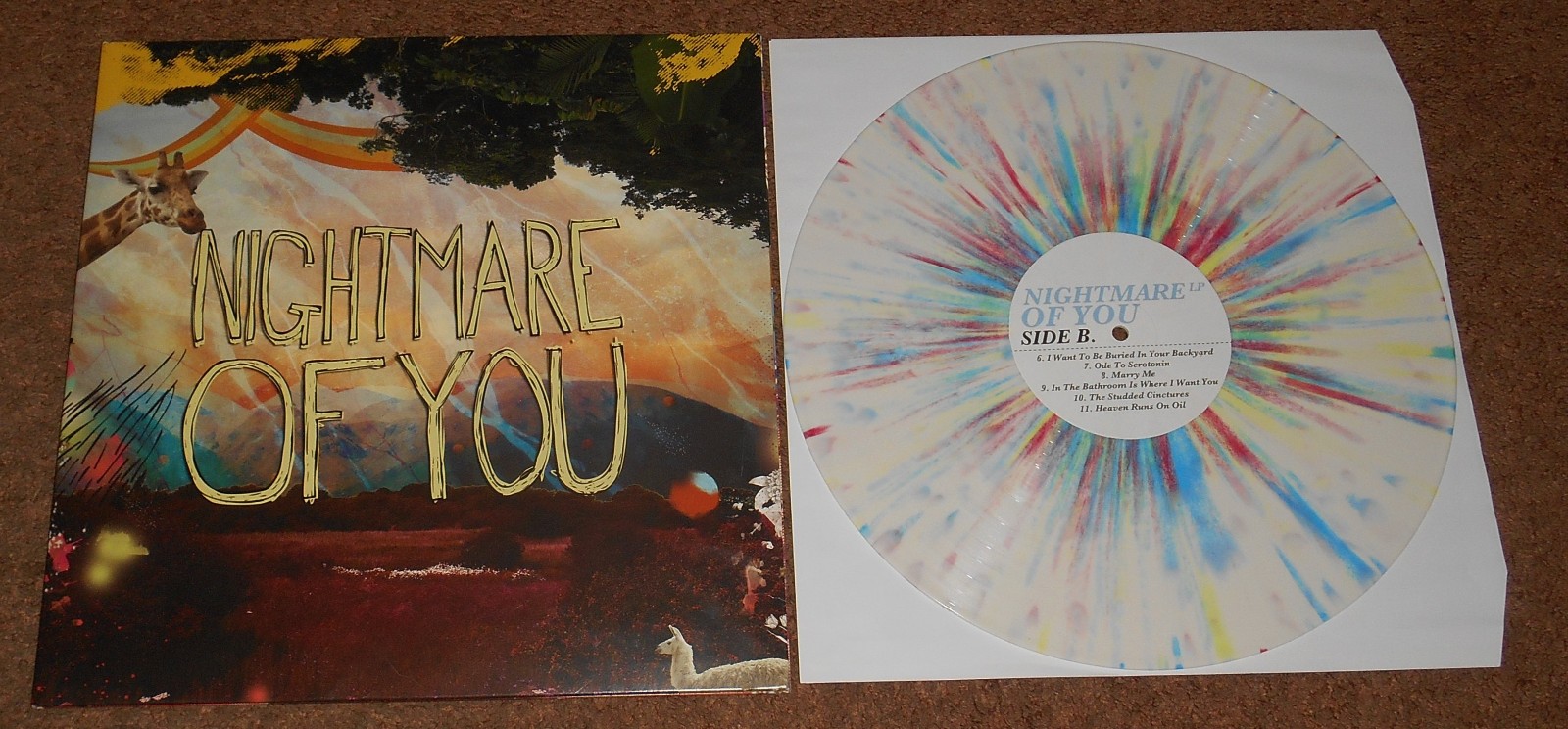 NIGHTMARE OF YOU 2008 VINYL LP/FIRST PRESSING/VERY RARE!