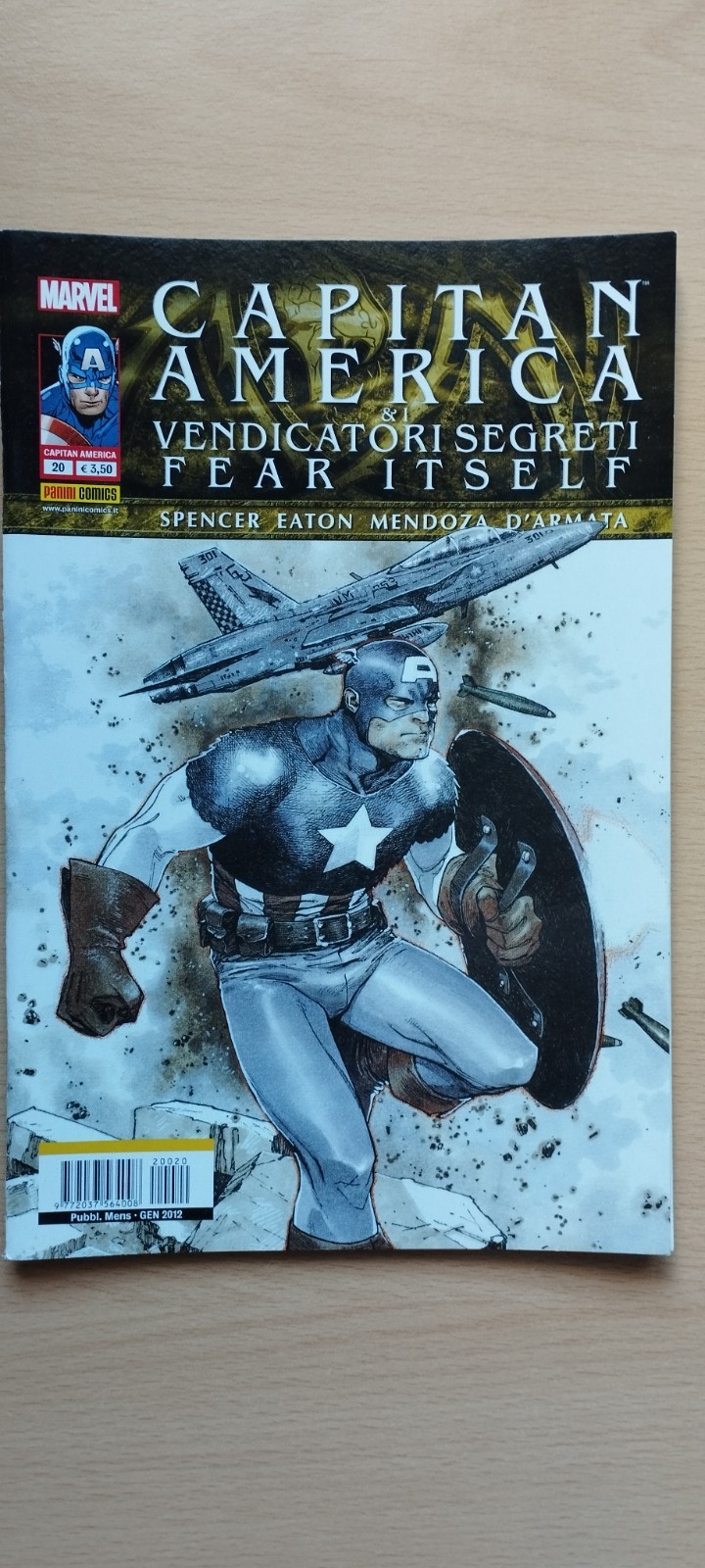 CAPITAN AMERICA #20, MARVEL COMICS, PANINI COMICS, 2012