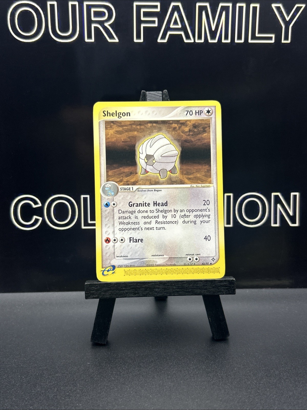 Carta Pokemon Shelgon 42/97 EX Drago Regolare Non Comune 2003