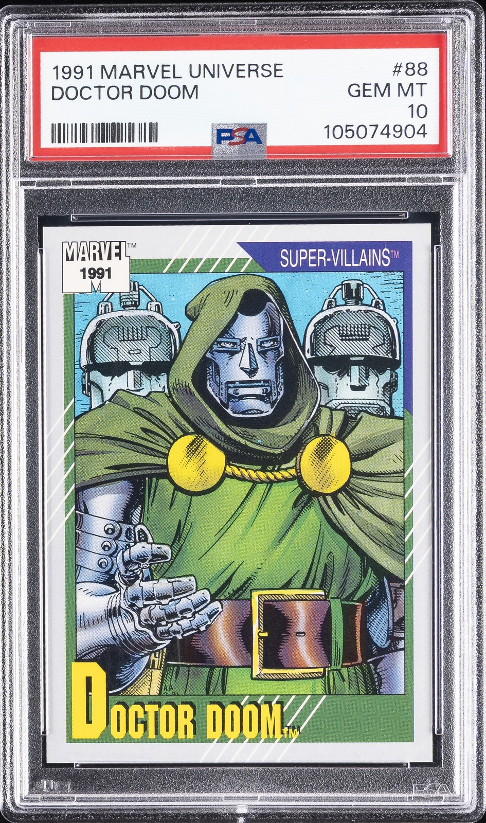 1991 MARVEL UNIVERSE #88 DOCTOR DOOM PSA 10