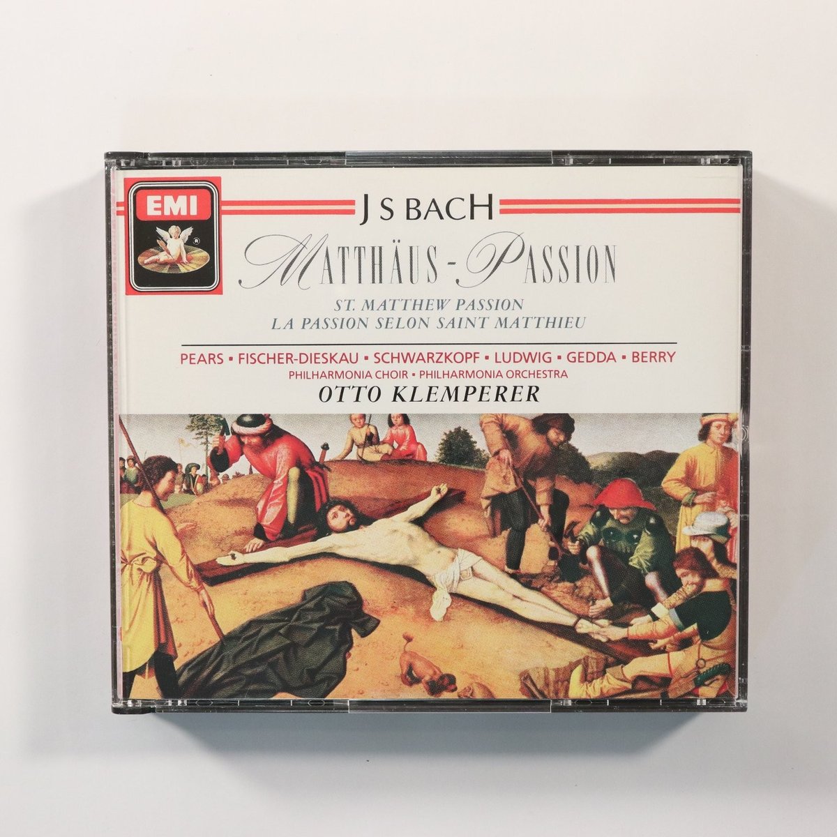 J.S. Bach St. Matthew Passion CD 3 Disc Otto Klemperer 1989 Remastered Classical