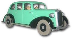 MOULINSART Tintin  "1935 Graham Six" From "Tintin In America" Scale Model 58