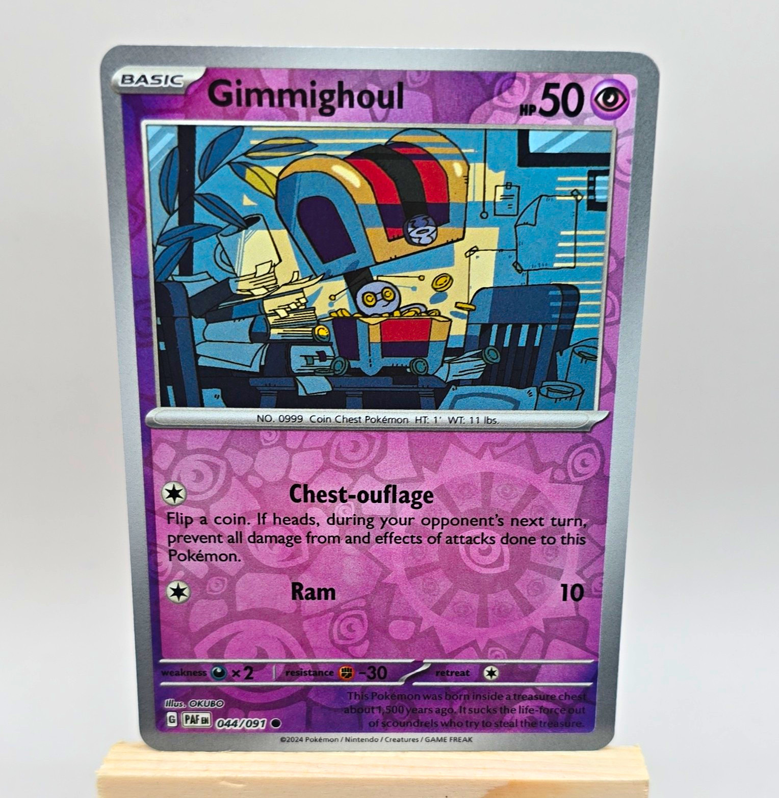 Pokémon TCG Gimmighoul 044/091 SV Destino Paldeo Inglese Regolare