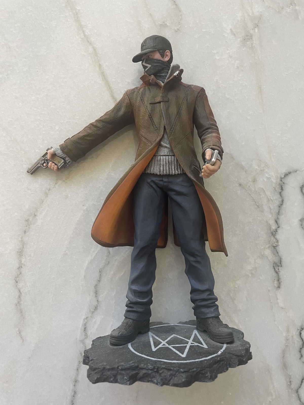 GUARDA CANI AIDEN PIERCE FIGURE ALTEZZA 9,5" UBI SOLO STATUA DA COLLEZIONE - NO SCATOLA