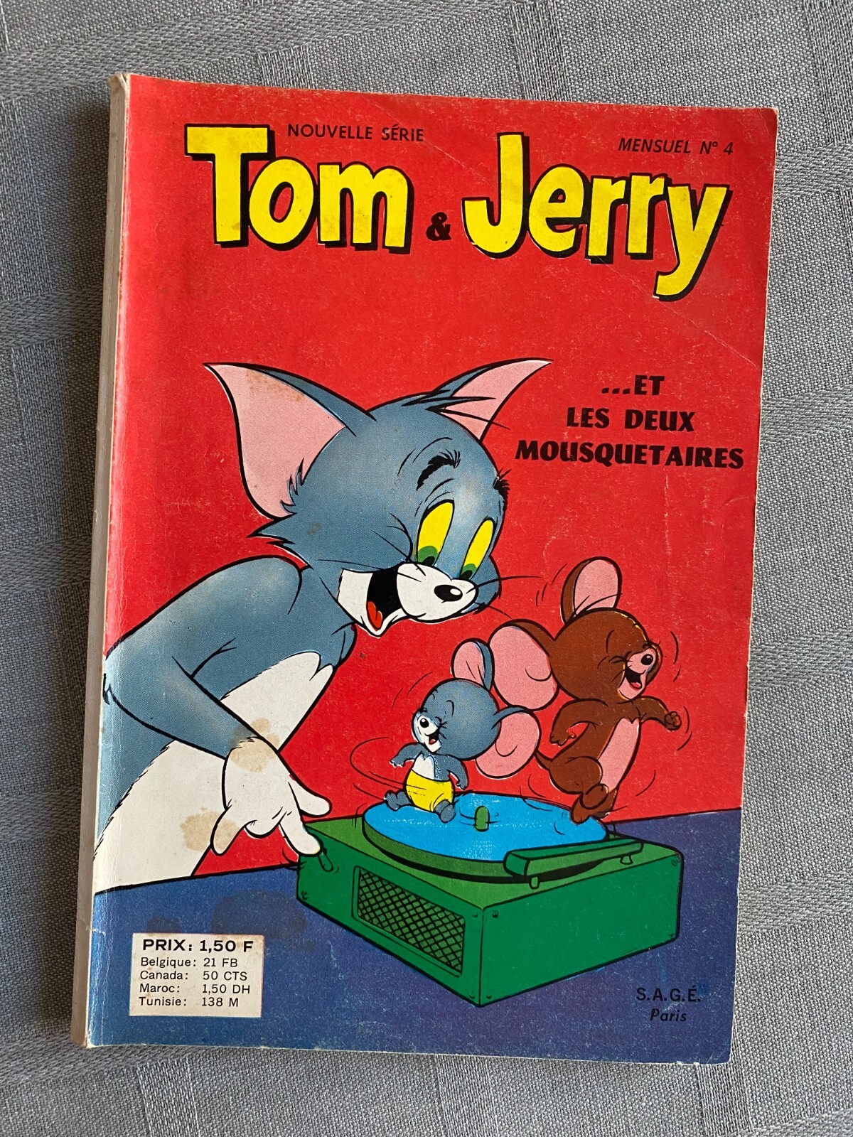 Tom E Jerry 2A Serie N°4 1967 In Buone Condizioni
