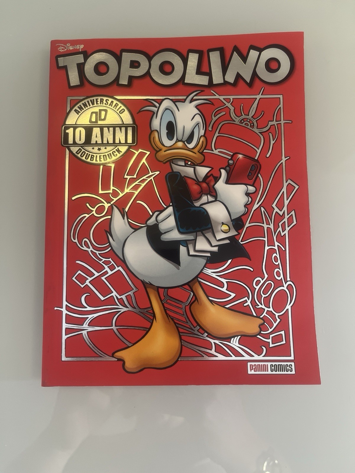 Fumetto Topolino variant Doubleduck n^ 3258 10^ Anniversario Panini Comics
