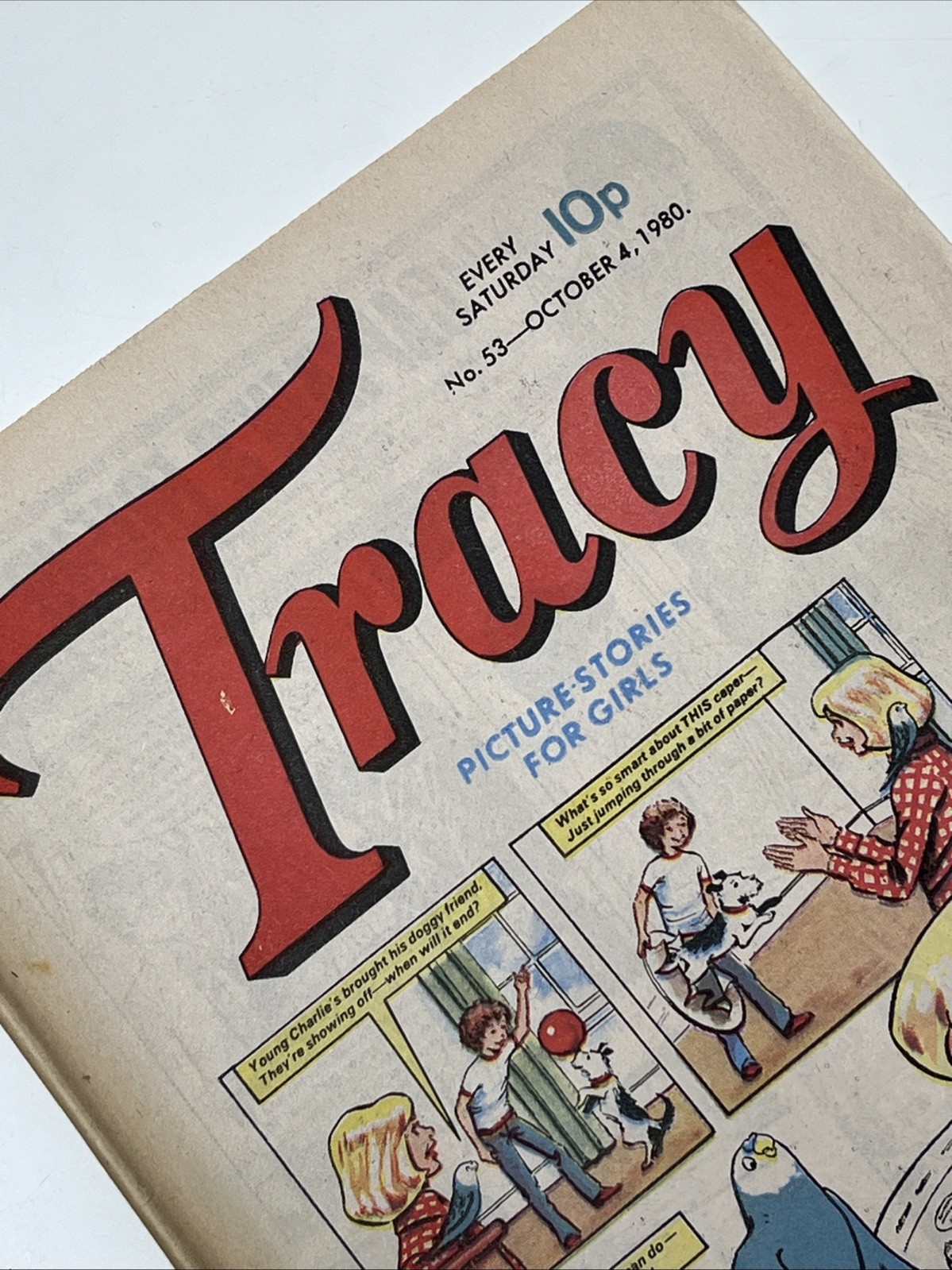 VINTAGE TRACY COMIC - No 53 - OCTOBER 4th 1980 - Excellent condition