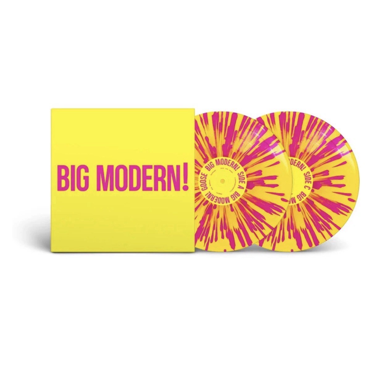 NEW Goose Big Modern! On Yellow And Pink Splatter Unicorn Vinyl /1000 SEALED LP