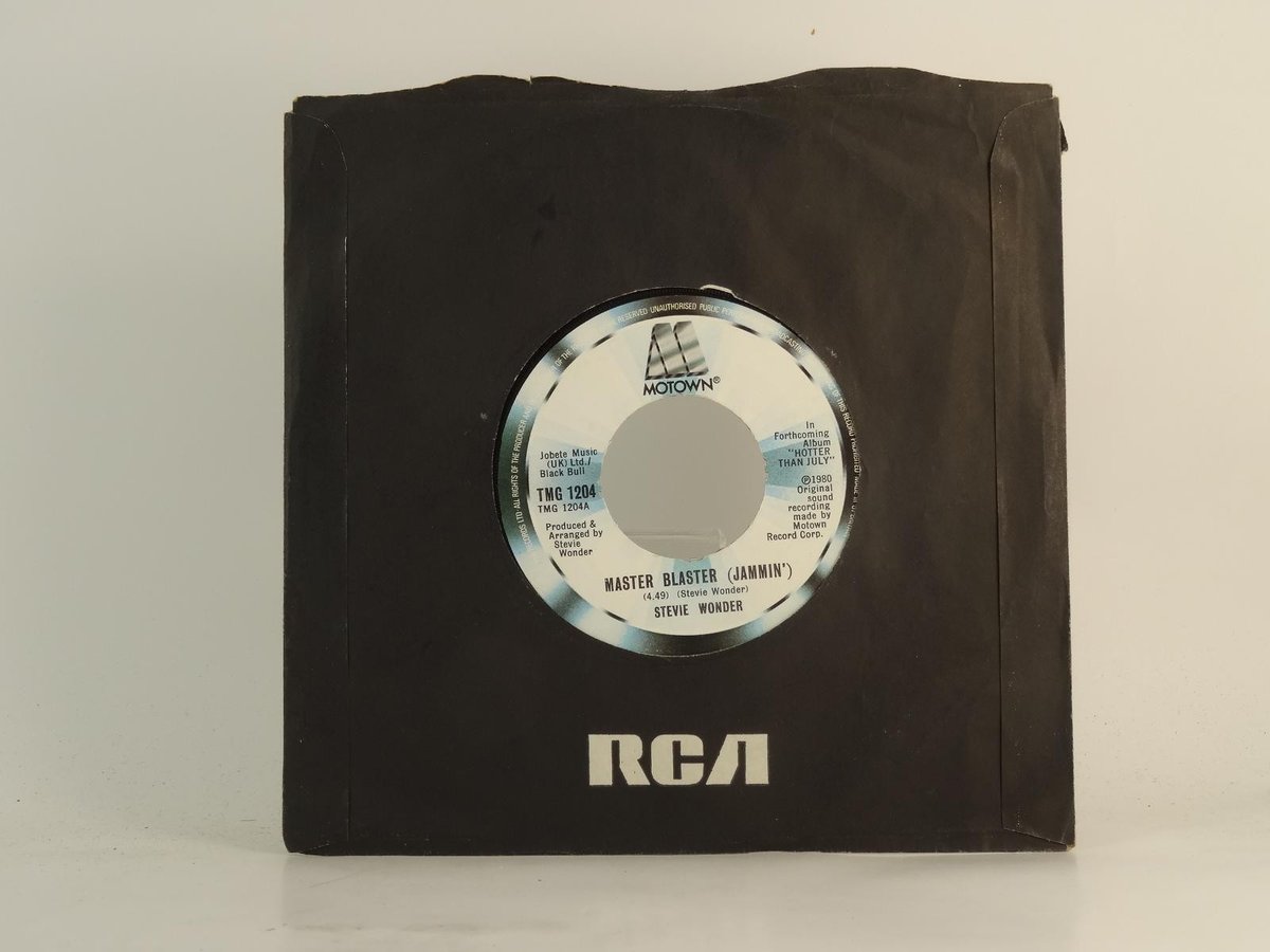 STEVIE WONDER MASTER BLASTER (JAMMIN') (69) 2 Track 7" Single including Picture 