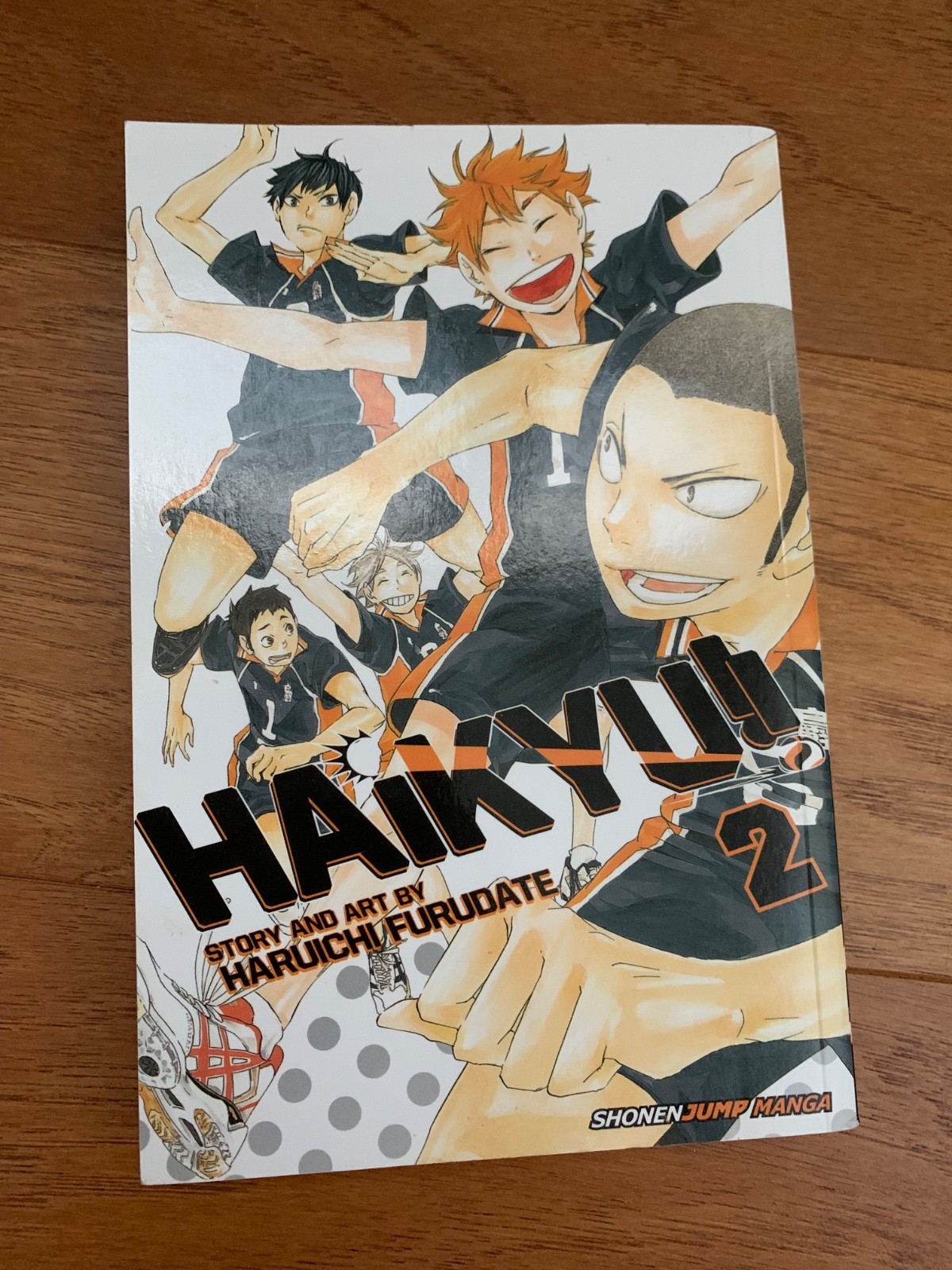 Haikyu!! Manga vol. 2 inglesi (copertina morbida, usati, usati delicatamente)