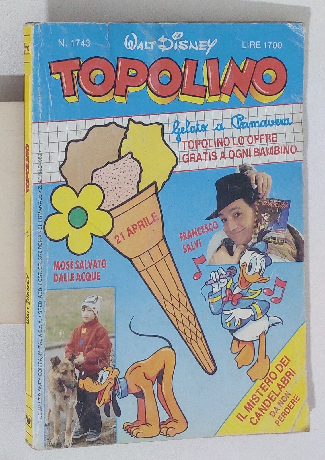 65144 TOPOLINO libretto n. 1743 - Disney 1989