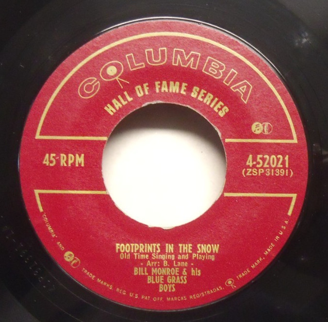 Bill Monroe & His Blue Grass Boys - Kentucky Waltz - 1954 NM Hall Of Fame 45