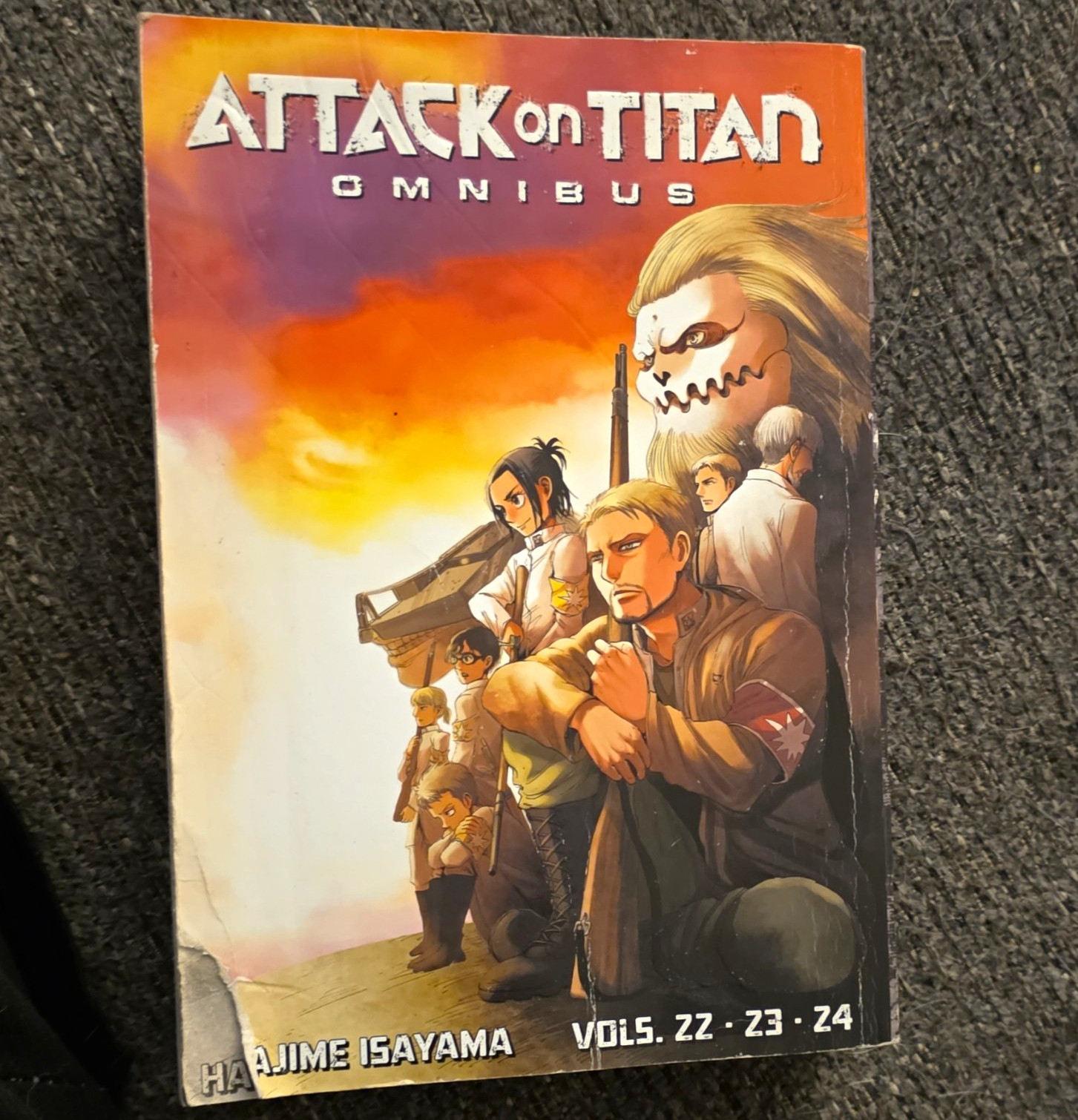 Kodansha Attack on Titan Omnibus Vols 22-24 manga inglese di Hajime Isayama