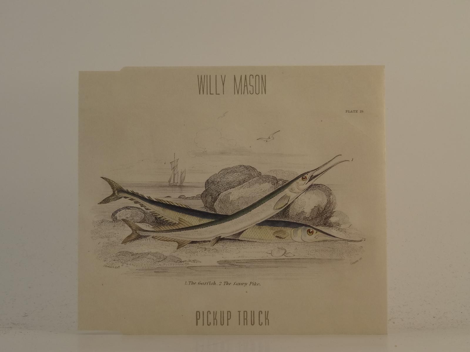 WILLY MASON PICKUP TRUCK (H1) 2 Track Promo CD Single plus Picture Sleeve FICTIO