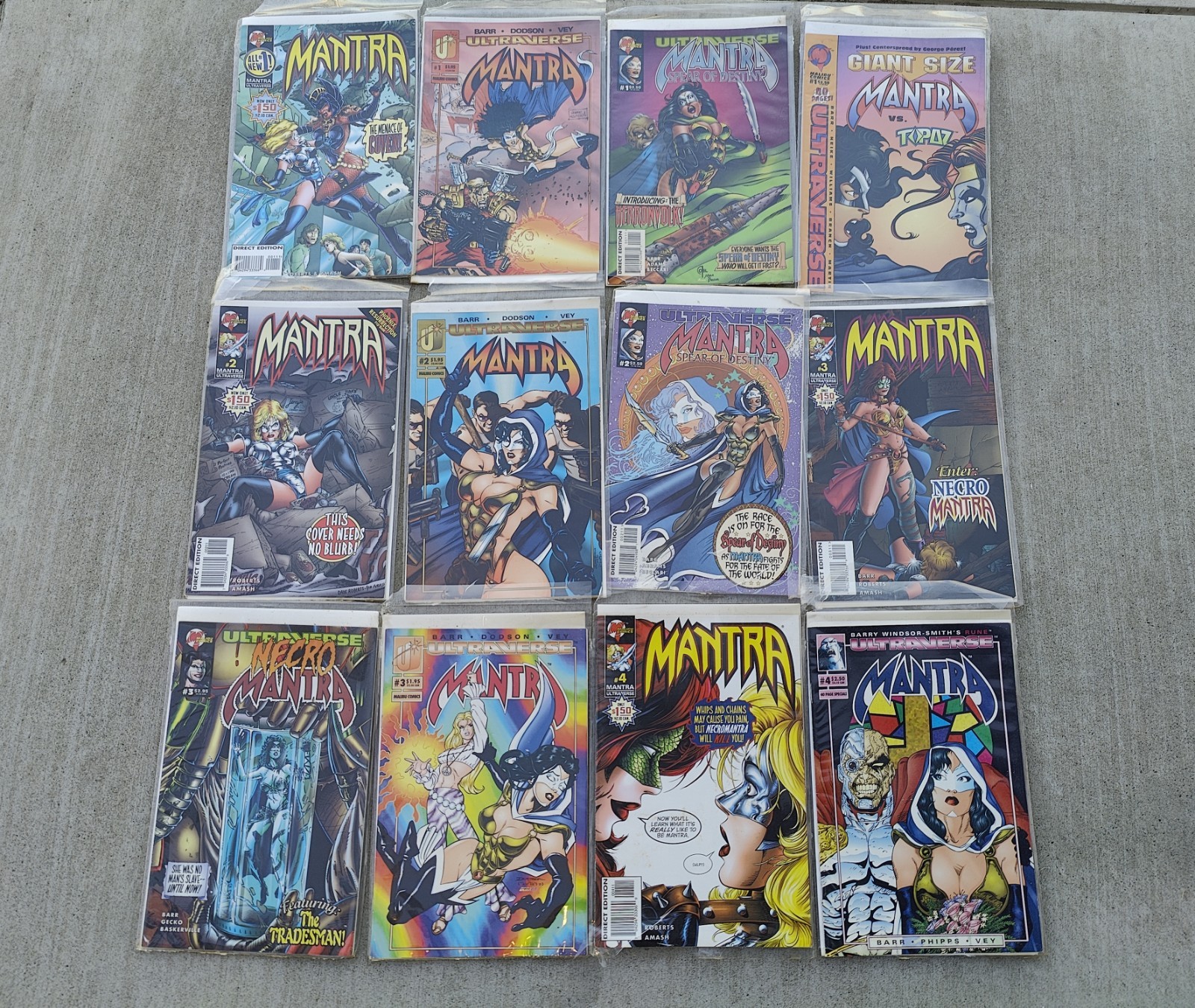Lotto fumetti Malibu Comics Mantra