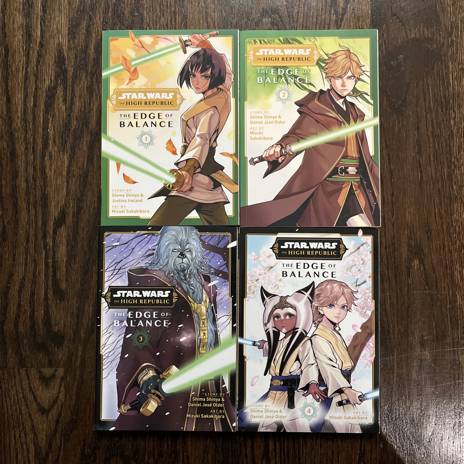 Star Wars The High Republic: The Edge of Balance - Volume 1-4 Manga Set Inglese