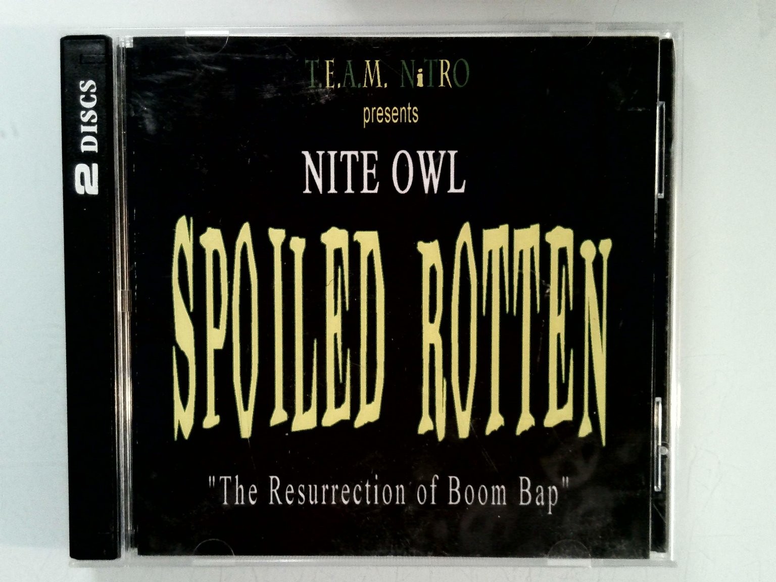 Nite Owl Spoiled Rotten CD 2 Dischi Boom Bap Hip Hop T.E.A.M. Nitro