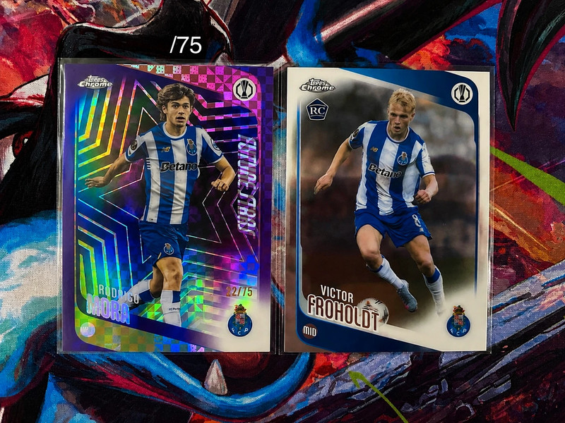 Topps Chrome UCC 2025/26 Lot 2 Cartes FC Porto