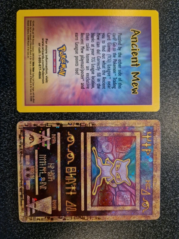 Carta pokemon ancient mew promo english version 2000