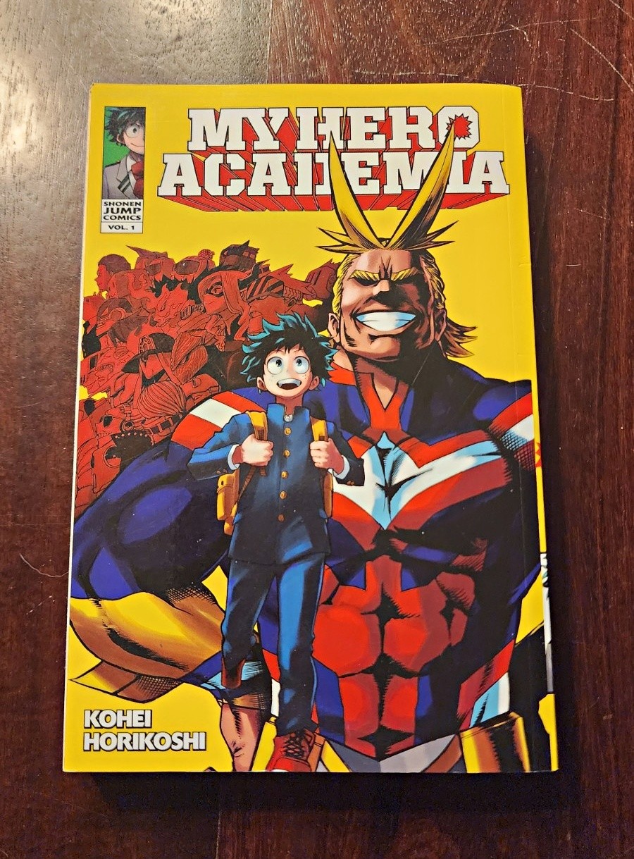 "My Hero Academia" Vol 1 (edizione 01) Manga TPB, inglese, di Kohei Horikoshi