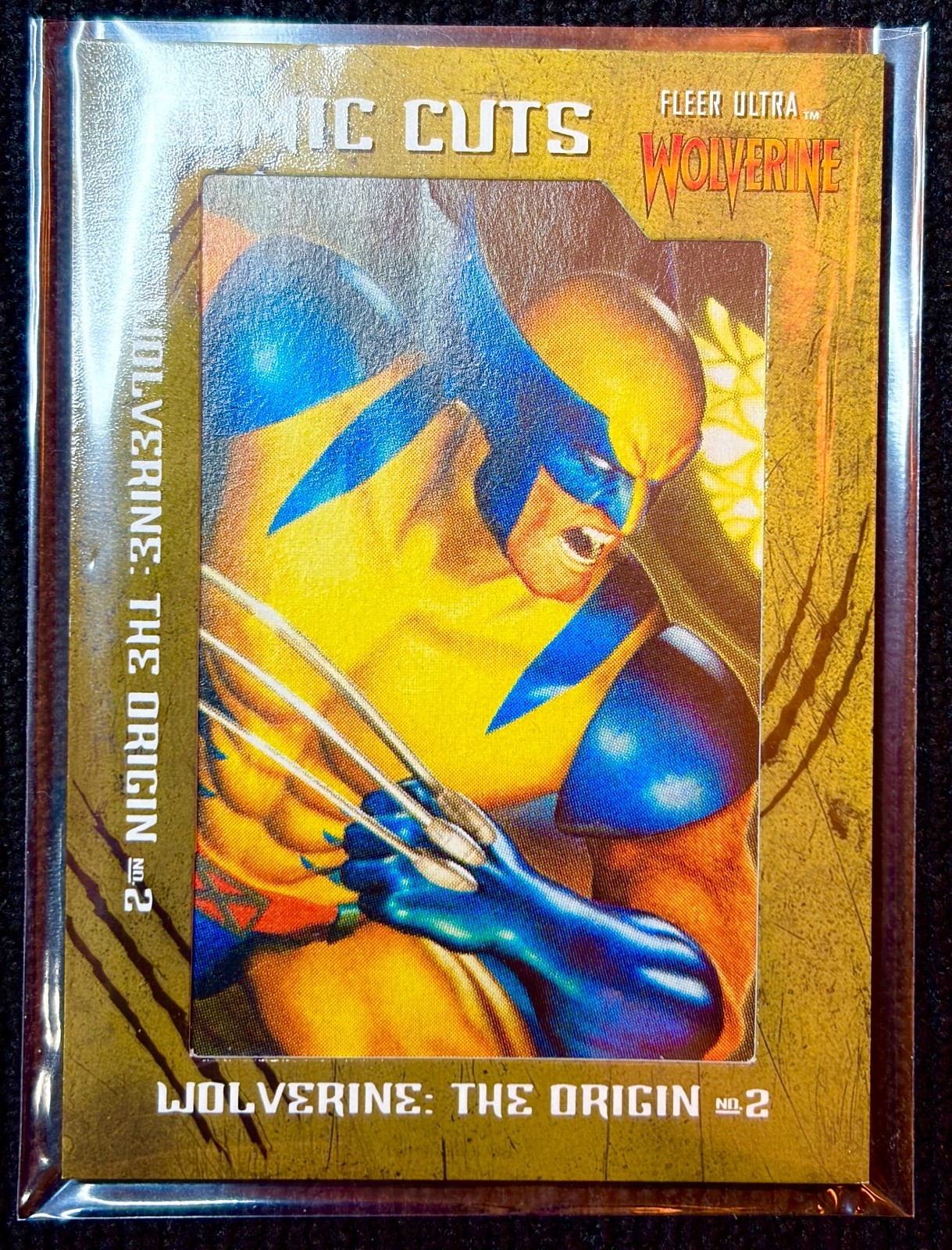 2022 Marvel Fleer Ultra Wolverine Comic Cuts Clippings Serial #d /50 X-Men MCU